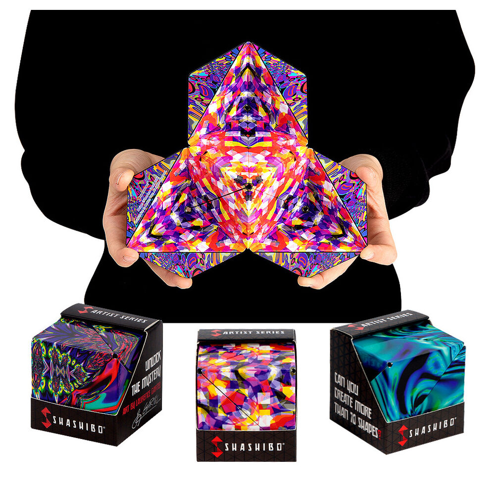 Shashibo Magnetic Puzzle Cube Artist Series 6.1cm - Assorted 8y+