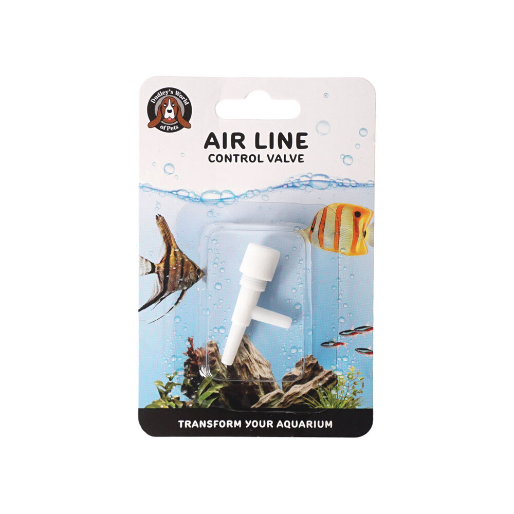 12pc Dudley's World Of Pets Aquarium/Fish Tank Control Valve - White