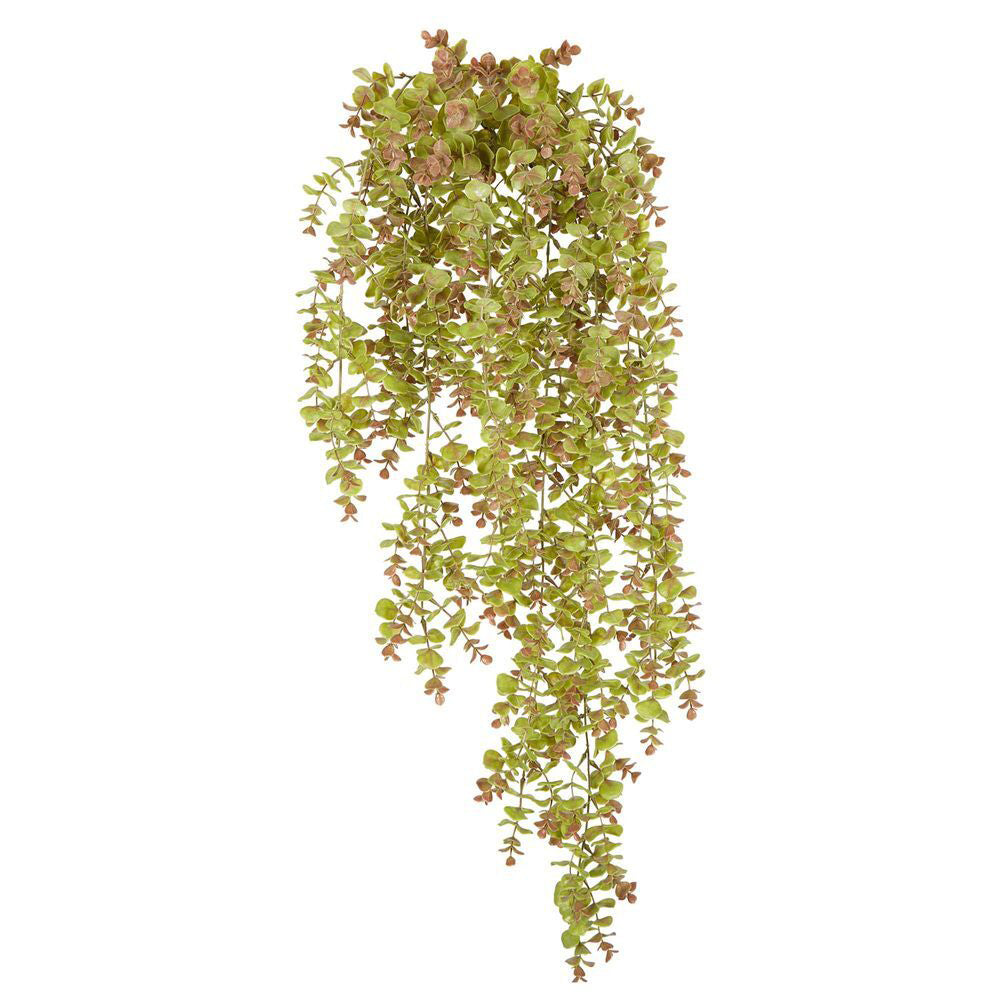 2PK Belle Hanging Eucalyptus Artificial Hanging Foliage Home Decor - Green/Brown