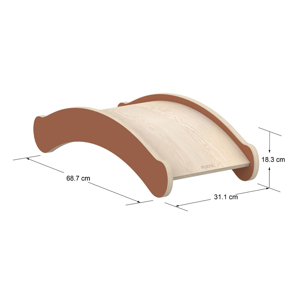Flexa Wooden Kids/Toddler Fun Balance Board Blush 1y+