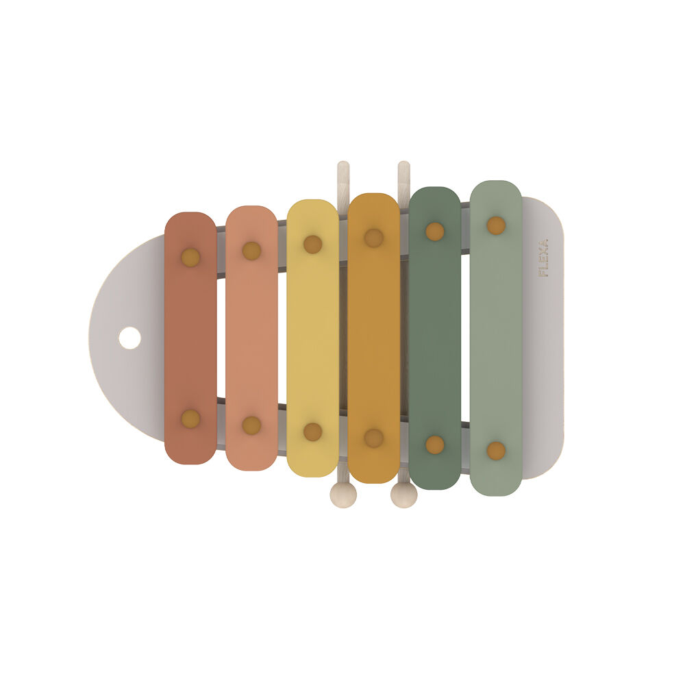 Flexa Wooden Kids/Toddler Musical Instrument Xylophone 18m+