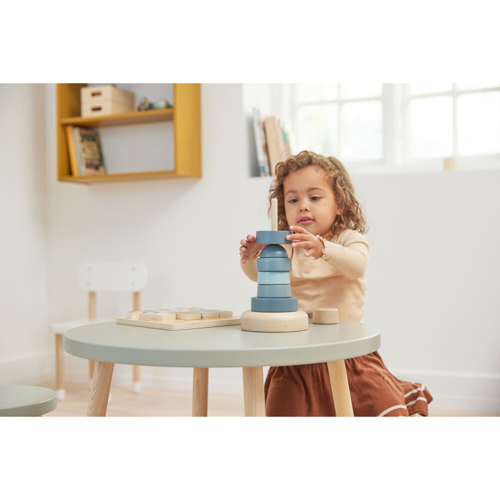 Flexa Wooden Lighthouse Stacker Toy for Kids/Toddler 18m+