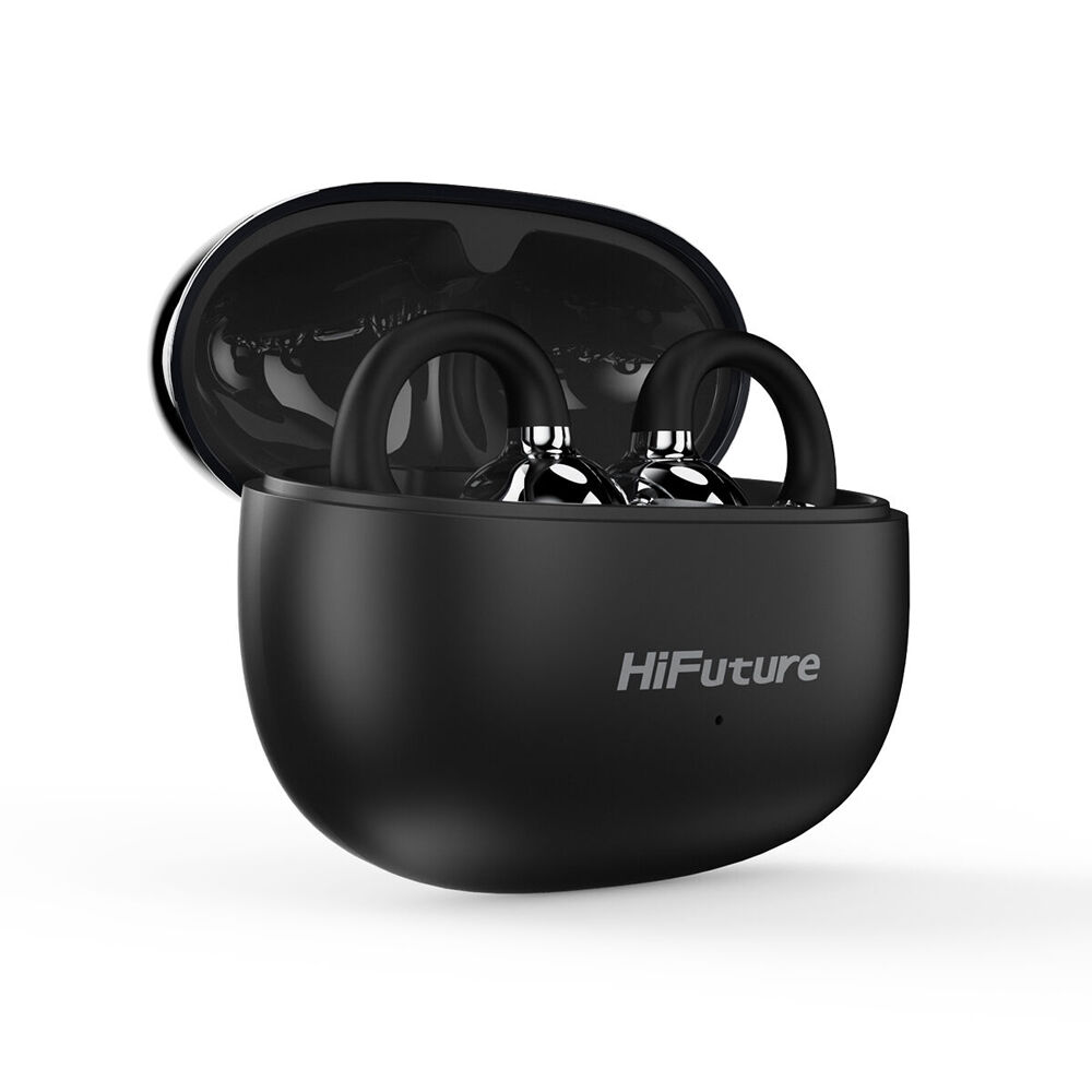 HiFuture FlexClip Open Ear Wireless Bluetooth Earbuds - Black
