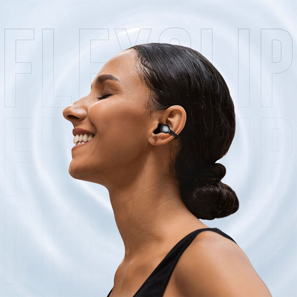 HiFuture FlexClip Open Ear Wireless Bluetooth Earbuds - Black