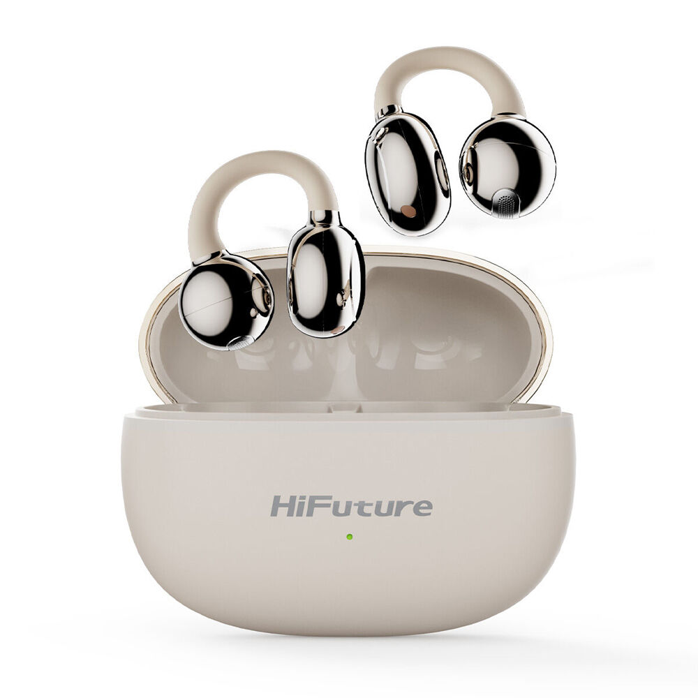 HiFuture FlexClip Open Ear Wireless Bluetooth Earbuds - Champagne Gold