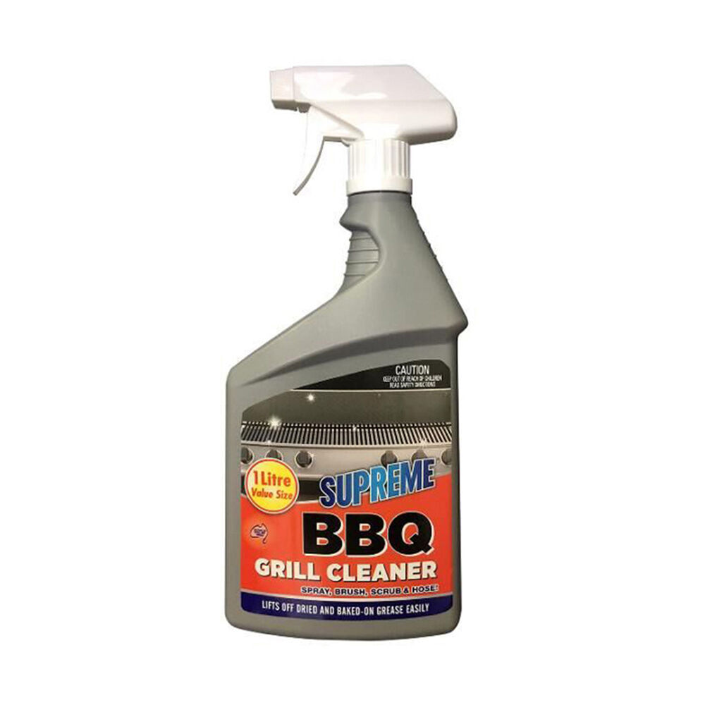 6PK Supreme Heavy Duty BBQ Grill Cleaner Degreaser Oven Spray 1L