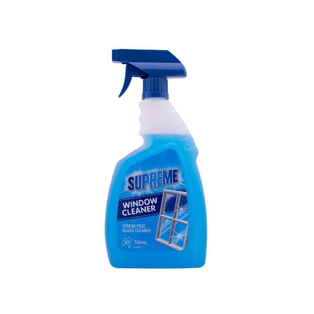 12PK Supreme Window Cleaner Glass & Surface Cleaner 750ml