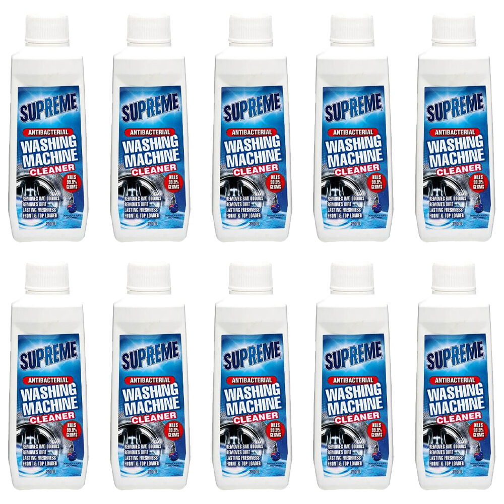 10PK Supreme Washing Machine Cleaner Descaler Cleaner 250ml