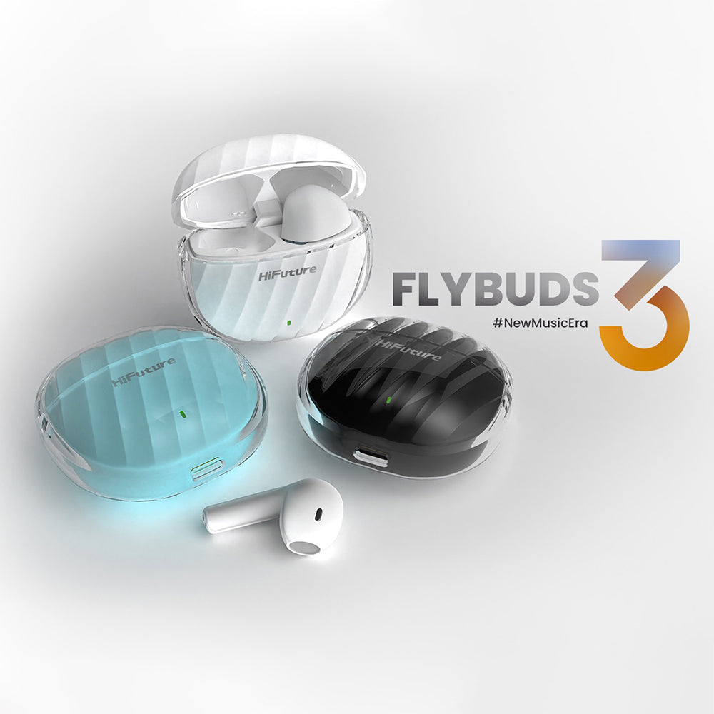 HiFuture Flybuds3 True Wireless Bluetooth Earbuds - Blue