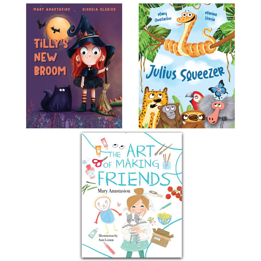 3pc Mary Anastasiou Australian Author Kids/Childrens Reading Picture Books Set