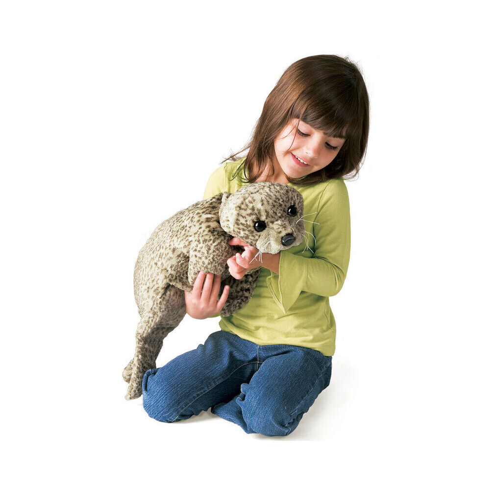 Folkmanis Harbour Seal Hand Puppet 48x20cm Kids Toy 3y+