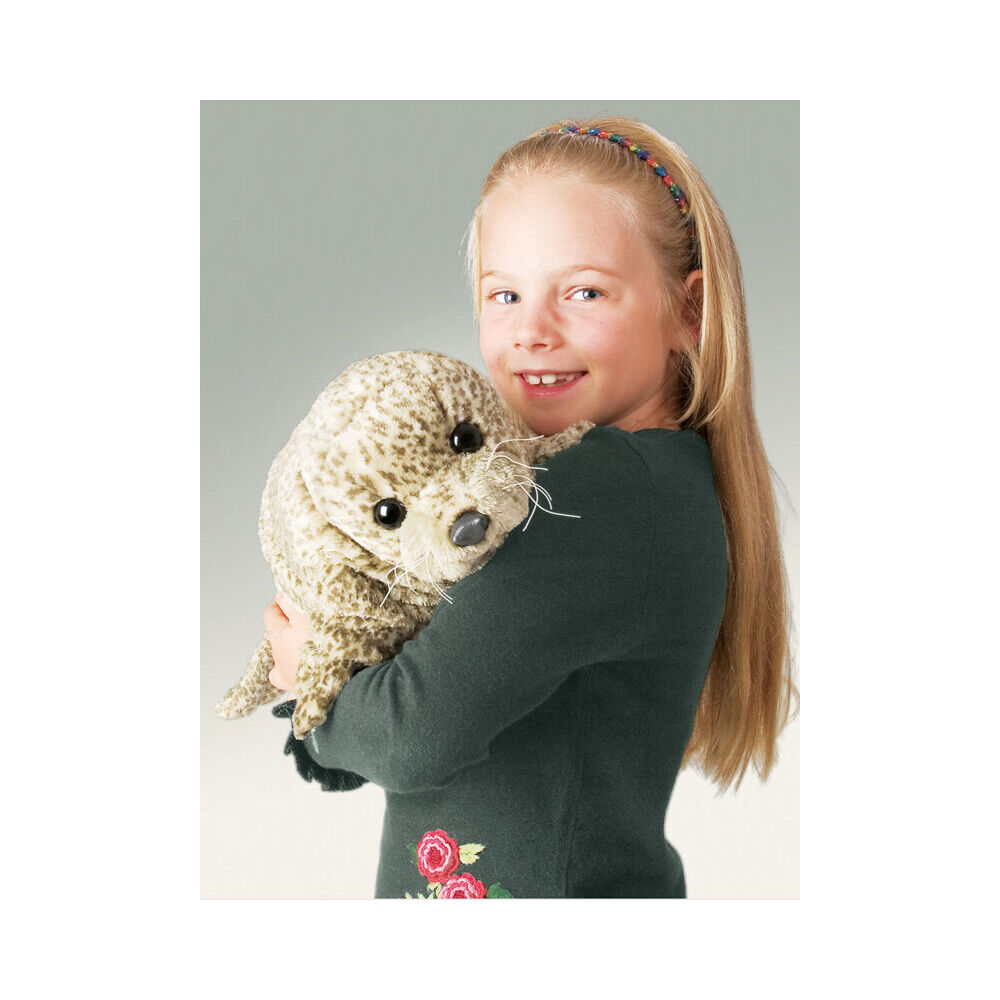 Folkmanis Harbour Seal Hand Puppet 48x20cm Kids Toy 3y+