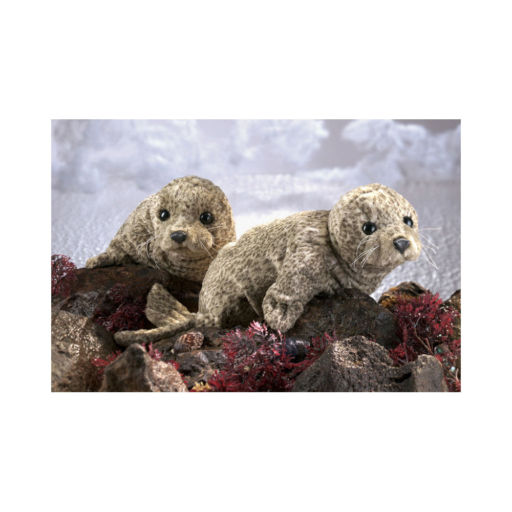 Folkmanis Harbour Seal Hand Puppet 48x20cm Kids Toy 3y+