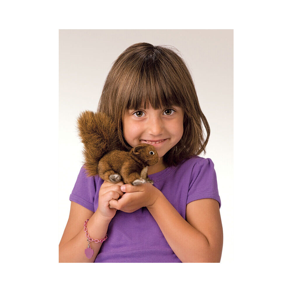 3pc Folkmanis Red Squirrel Finger Puppet 13cm Kids Toy 3y+