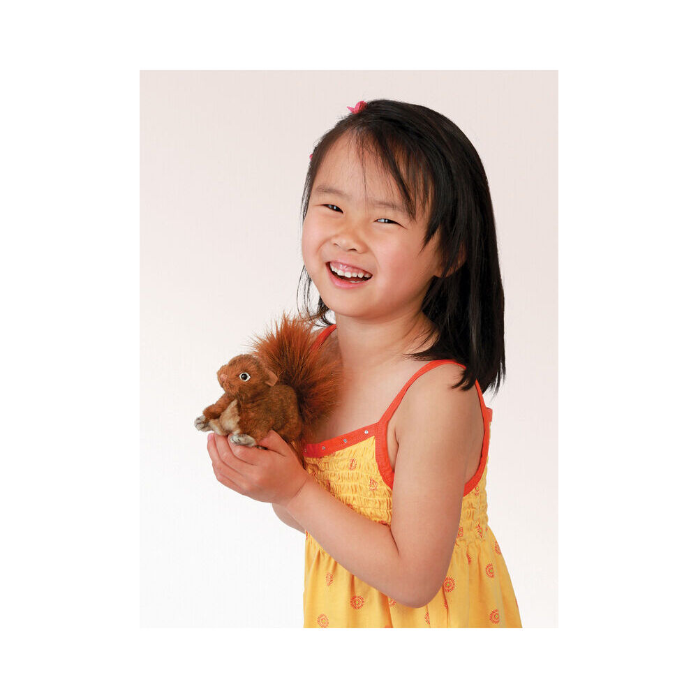 3pc Folkmanis Red Squirrel Finger Puppet 13cm Kids Toy 3y+