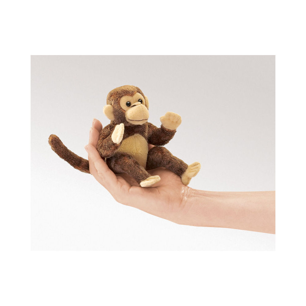 3pc Folkmanis Mini Monkey Finger Puppet 18x10cm Kids Toy 3y+