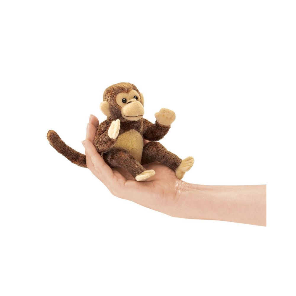 3pc Folkmanis Mini Monkey Finger Puppet 18x10cm Kids Toy 3y+