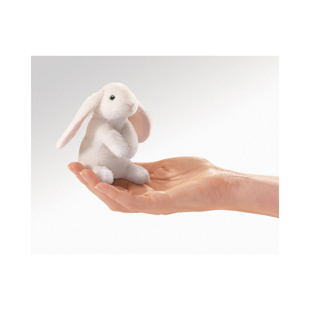 4pc Folkmanis Mini Lop Ear Rabbit Finger Puppet 9x10cm Kids Toy 3y+