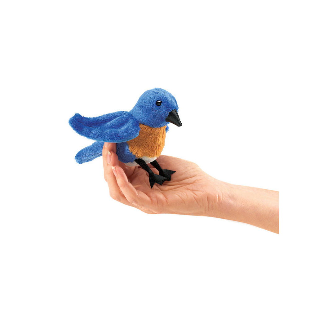 3pc Folkmanis Mini Bluebird Finger Puppet 13x8cm Kids Toy 3y+
