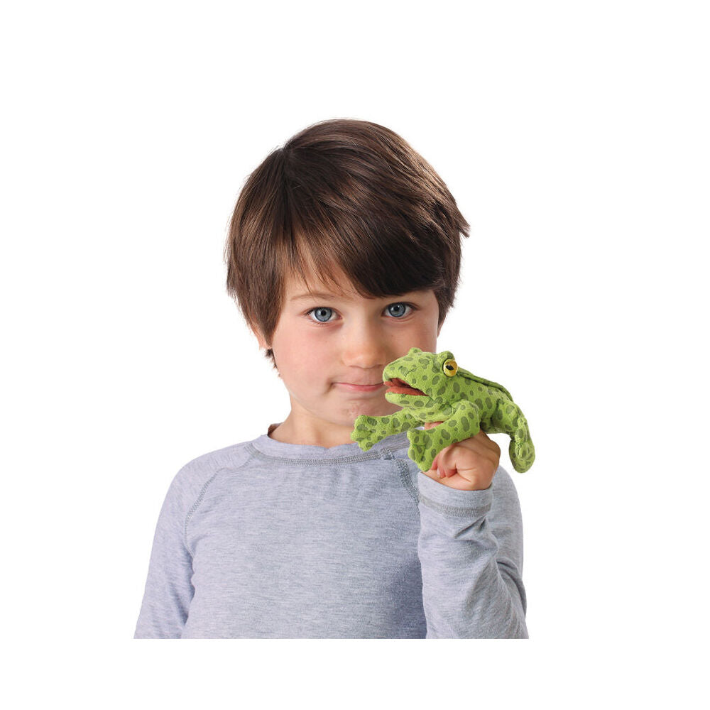 3pc Folkmanis Mini Frog Pack Finger Puppet 13x15cm Kids Toy 3y+