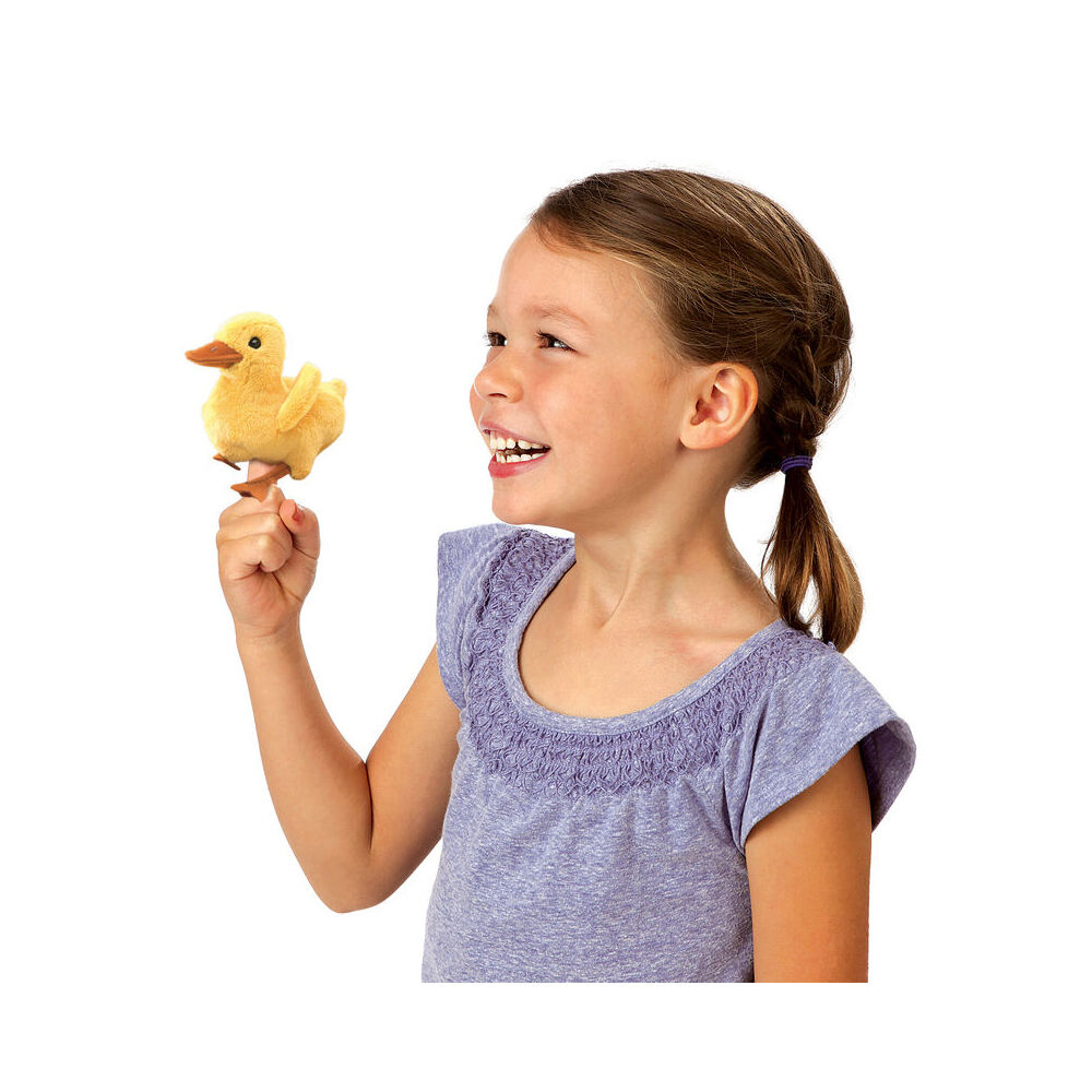 3pc Folkmanis Mini Duckling Finger Puppet 13x8cm Kids Toy 3y+