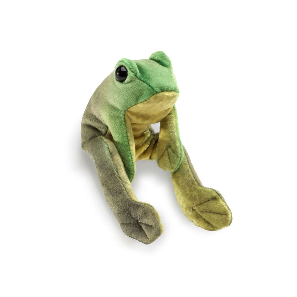 4pc Folkmanis Mini Sitting Frogs Finger Puppet 13cm Kids Toy 3y+
