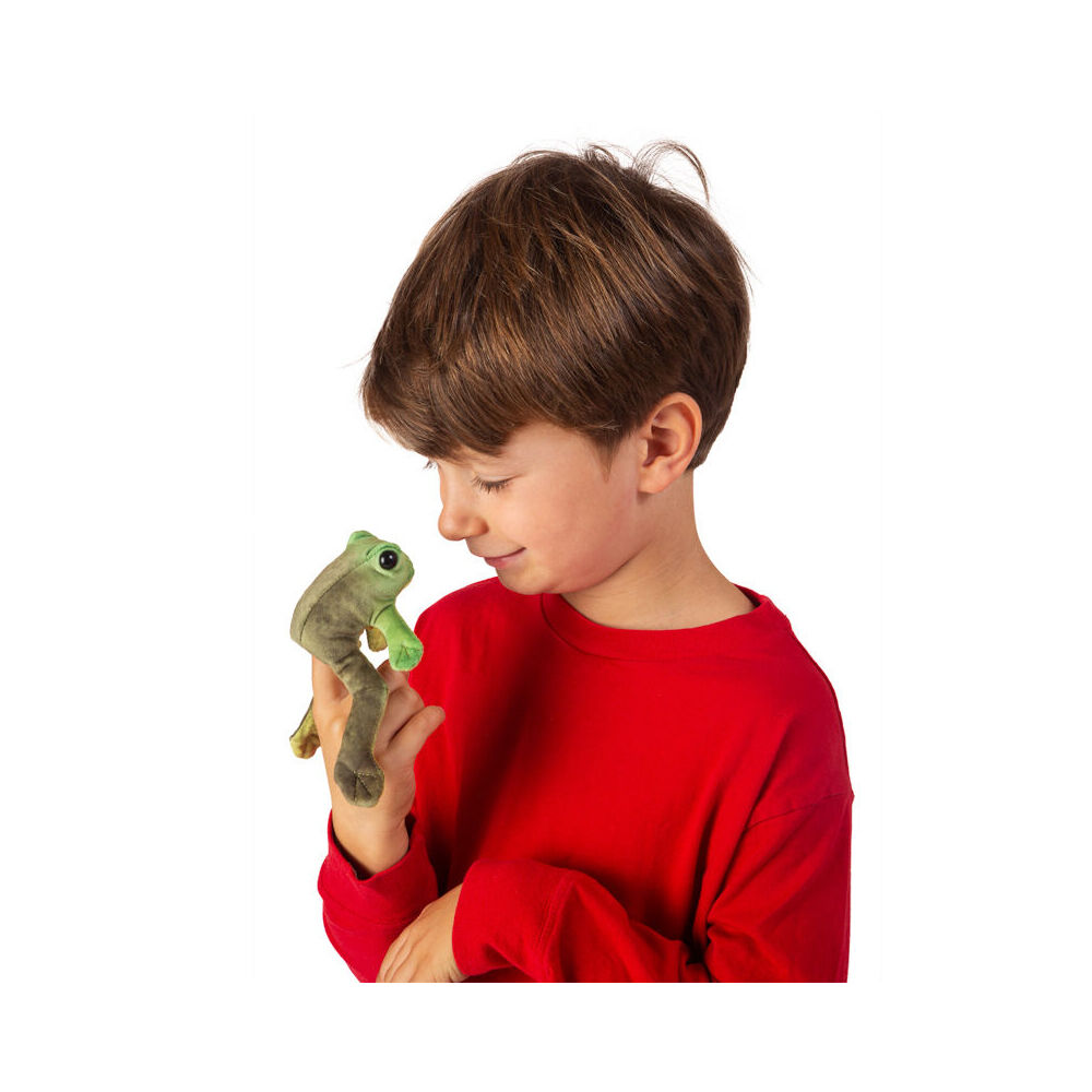 4pc Folkmanis Mini Sitting Frogs Finger Puppet 13cm Kids Toy 3y+