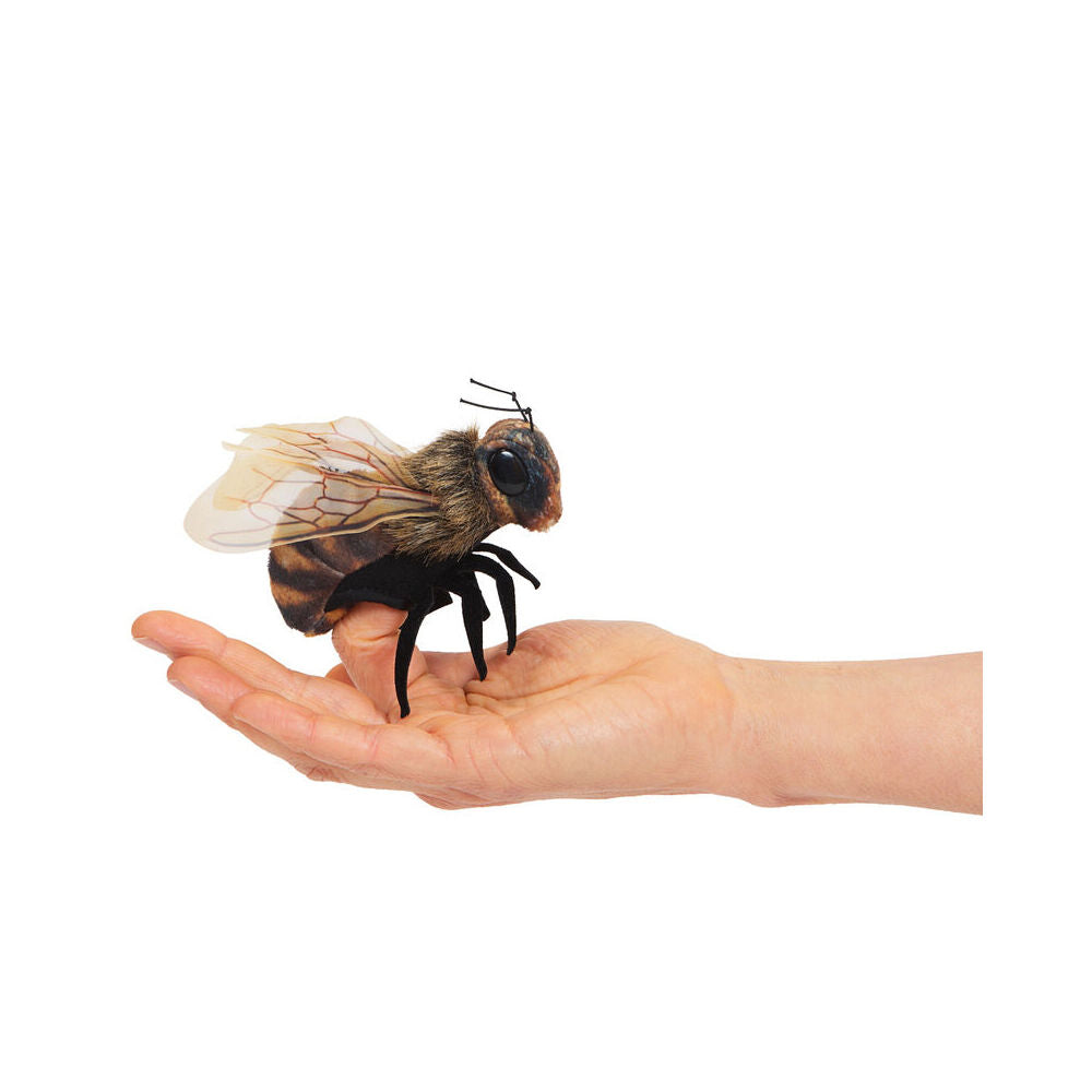 3pc Folkmanis Mini Bee Finger Puppet 5cm Kids Toy 3y+