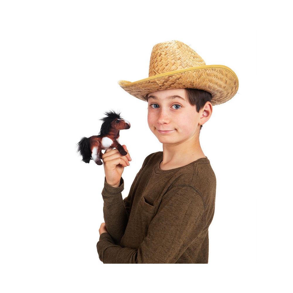 3pc Folkmanis Mini Horse Finger Puppet Kids Toy 3y+