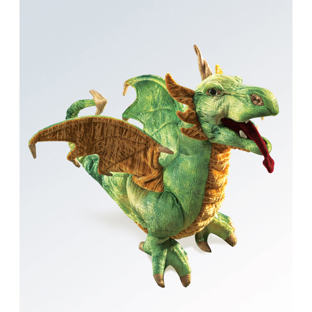 Folkmanis Wyvern Dragon 43cm Animal Hand Puppet Kids/Children Toy 3y+