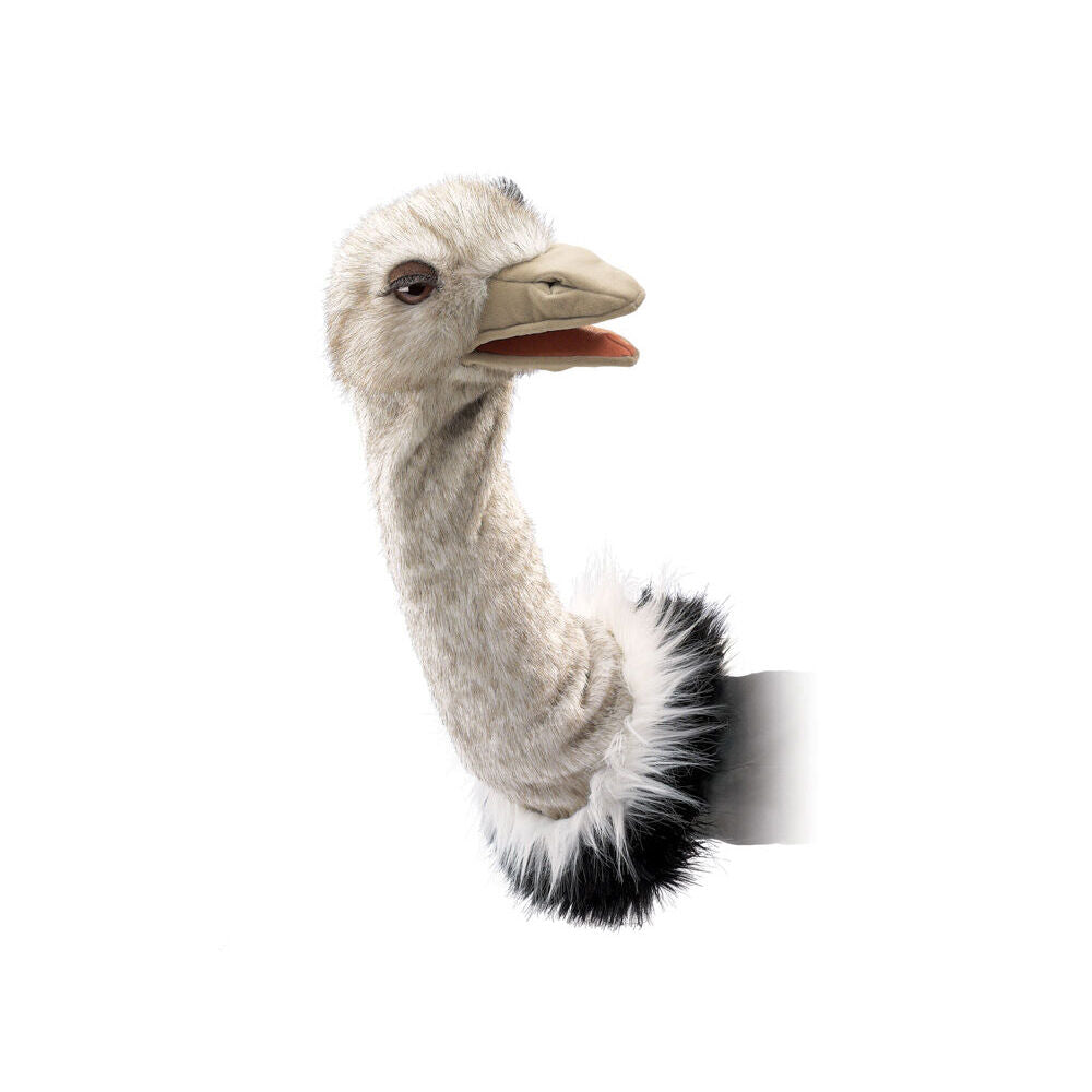 Folkmanis Ostrich Stage Hand Puppet 20x13cm White 3y+