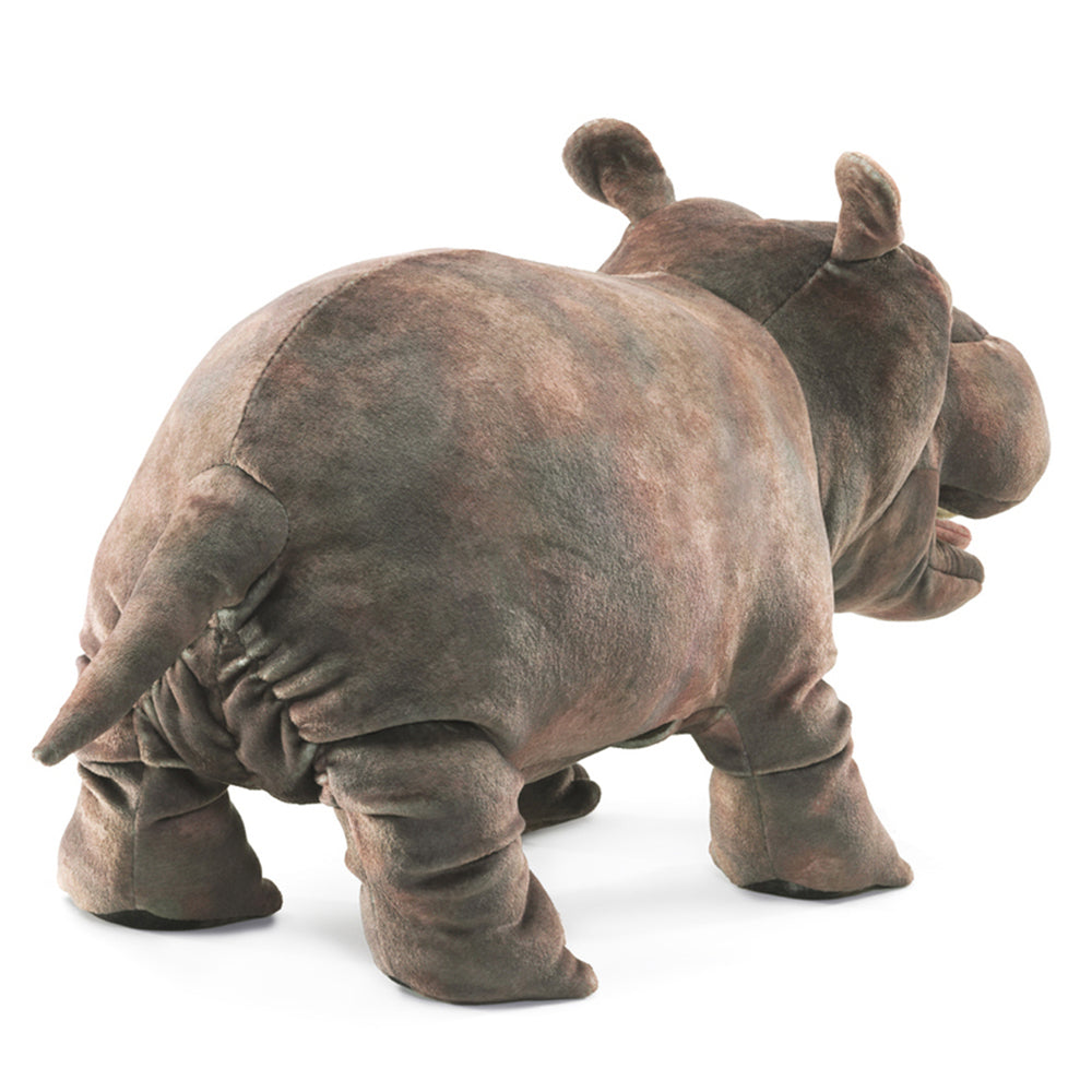 Folkmanis Baby Hippo 41cm Animal Hand Puppet Kids/Children Toy 3y+