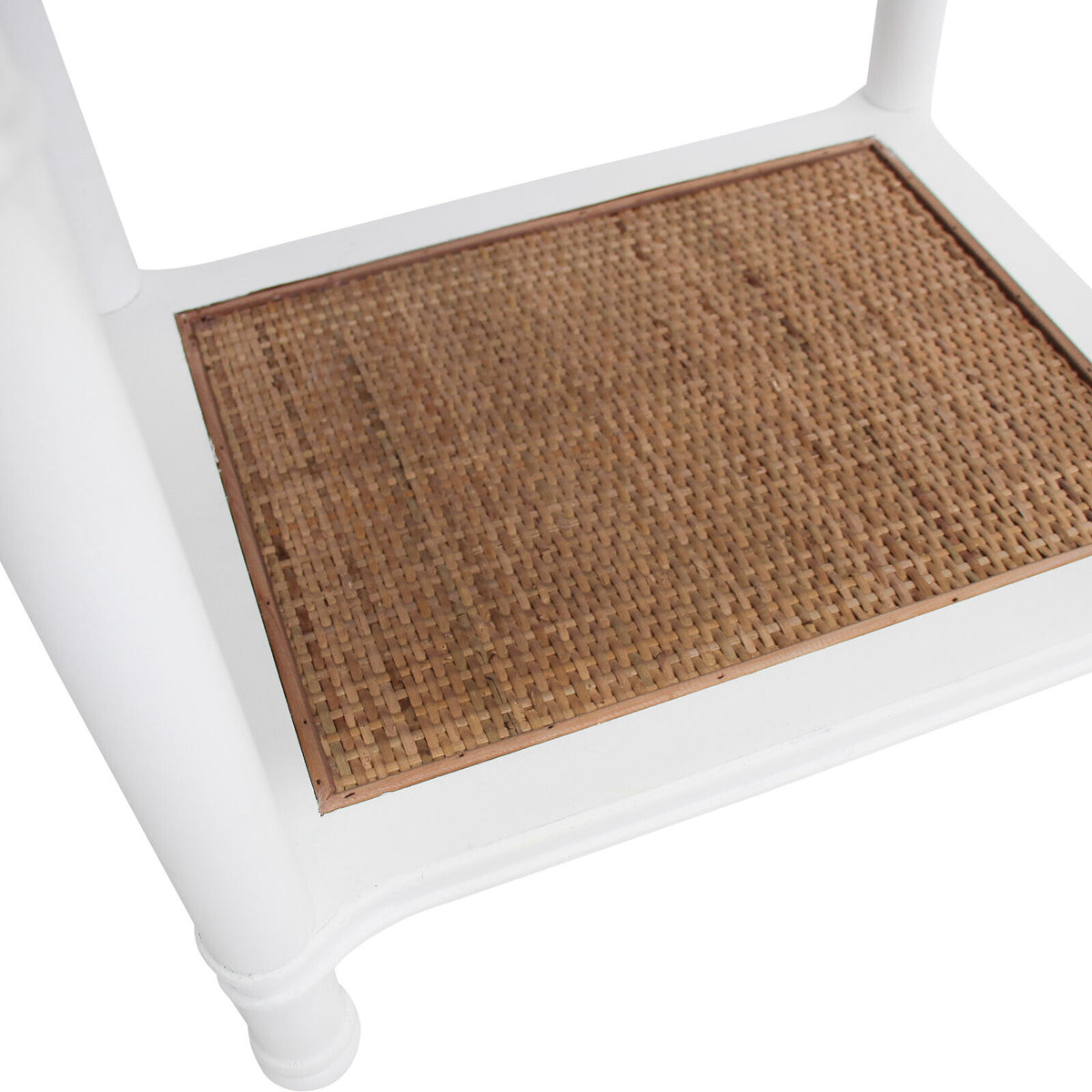 LVD Resort Fir Wood MDF 50x60cm Side Table Square - White