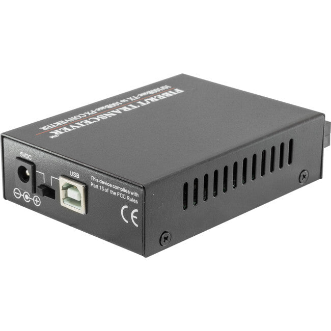 100M FIBRE MEDIA CONVERTER 10/100M SM DUAL FIBRE SC 20KM