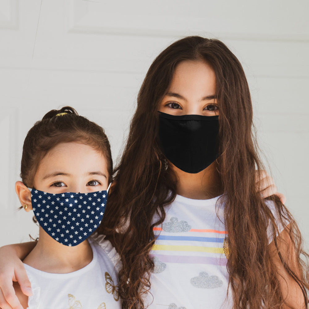 12PK Splosh Kids Reusable Face Mask w/ Adjustable Strap 2y+ Star