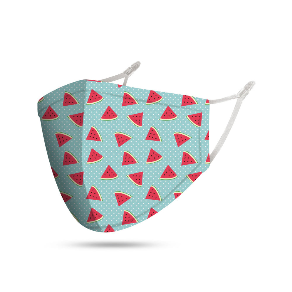 12PK Splosh Kids Reusable Face Mask w/ Adjustable Strap 2y+ Watermelon