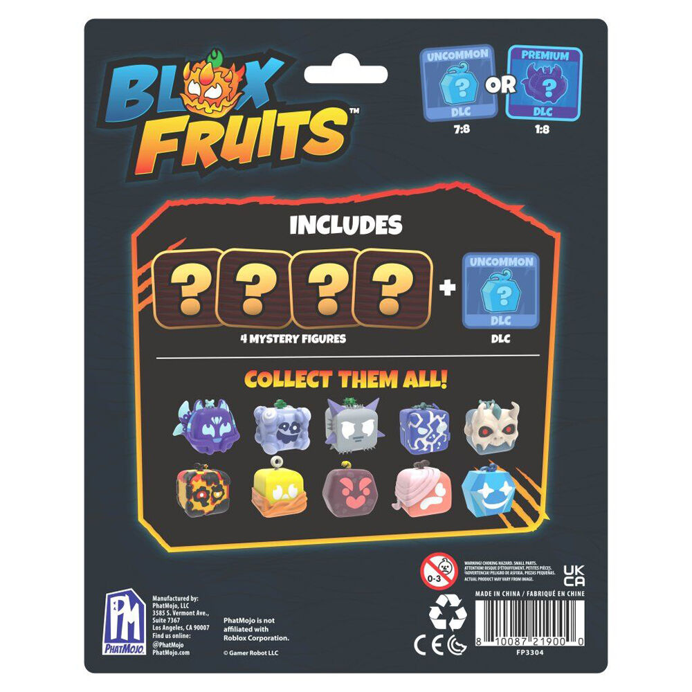 4pc Blox Fruits Mini Figure Pack Series 2 - Assorted Kids 6y+