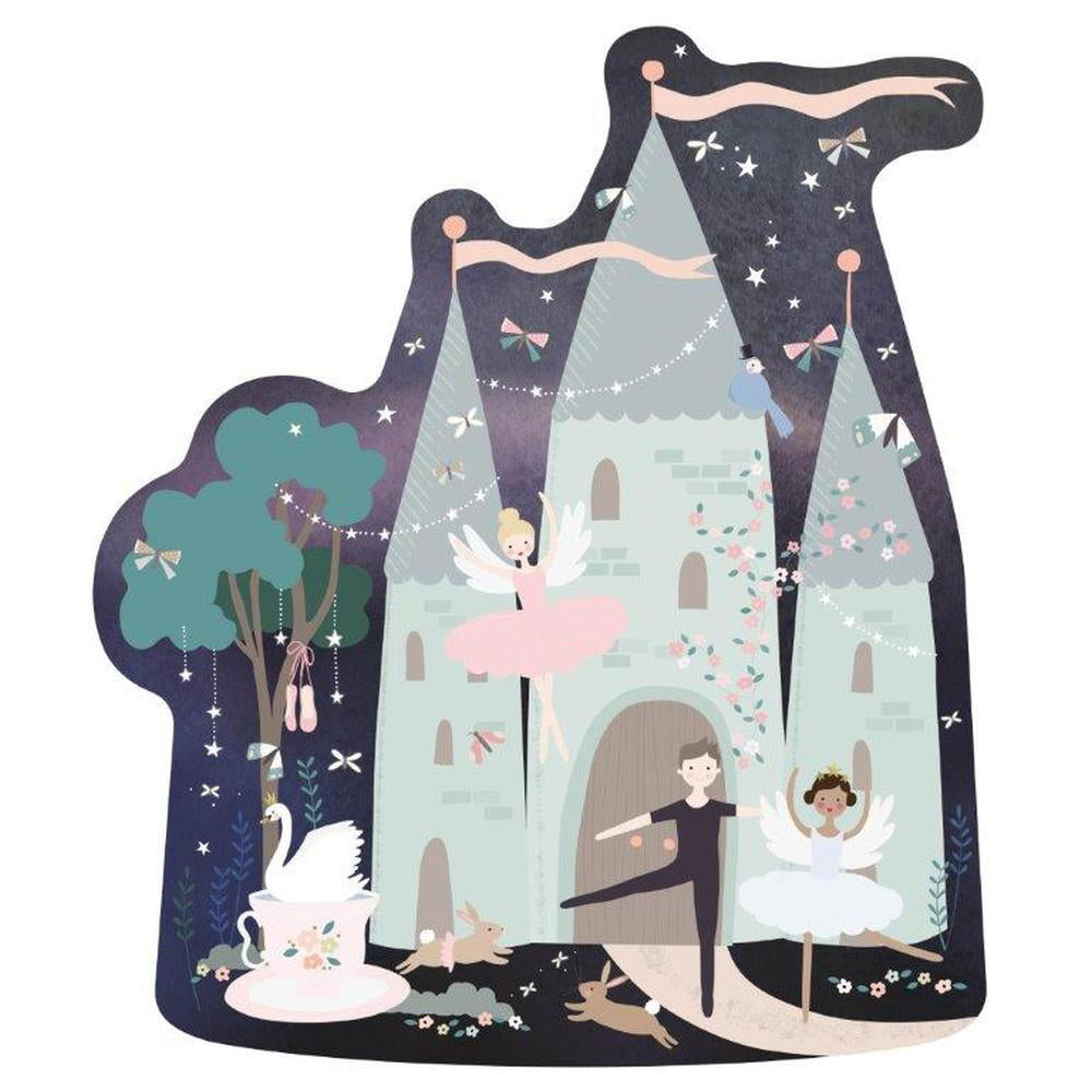 2x Floss Rock Shaped Jigsaw Puzzle Game Enchanted 3+