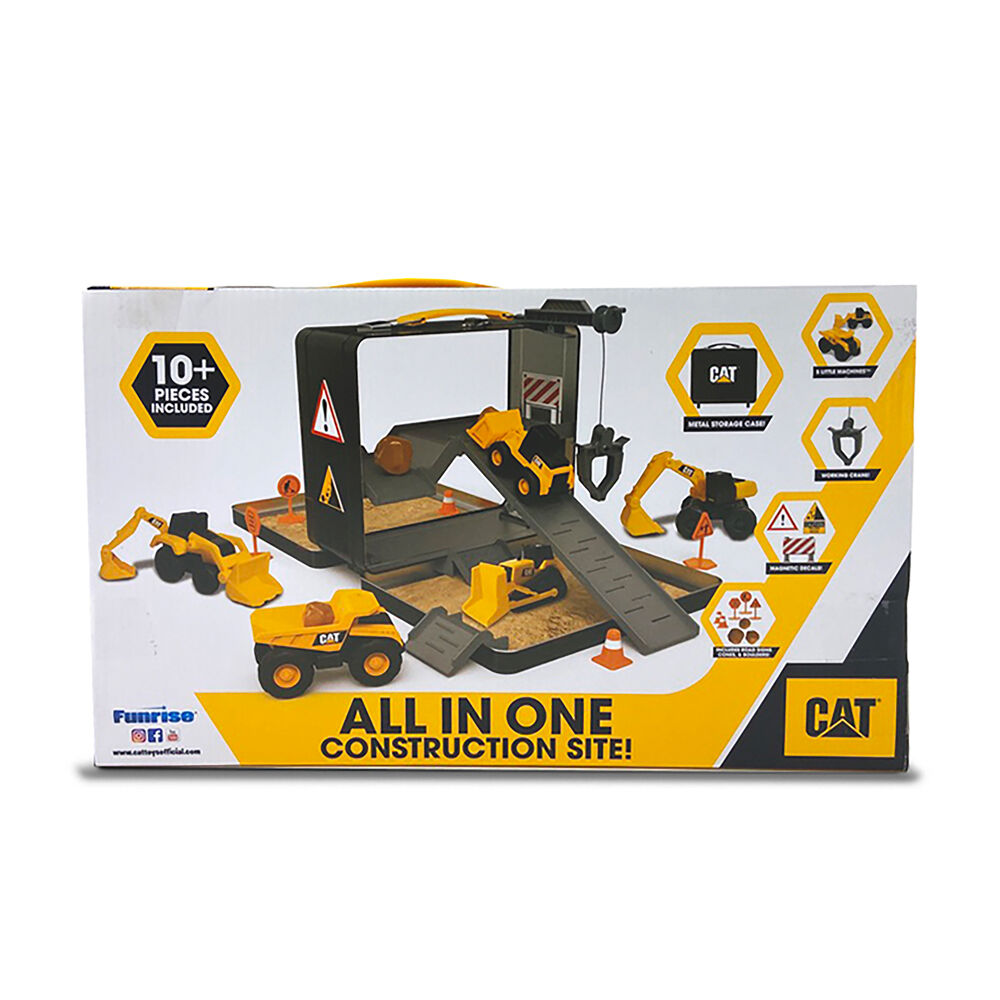 Cat Little Machines Store n Go Playset with 3 Vehicles Kids/Children 3y+