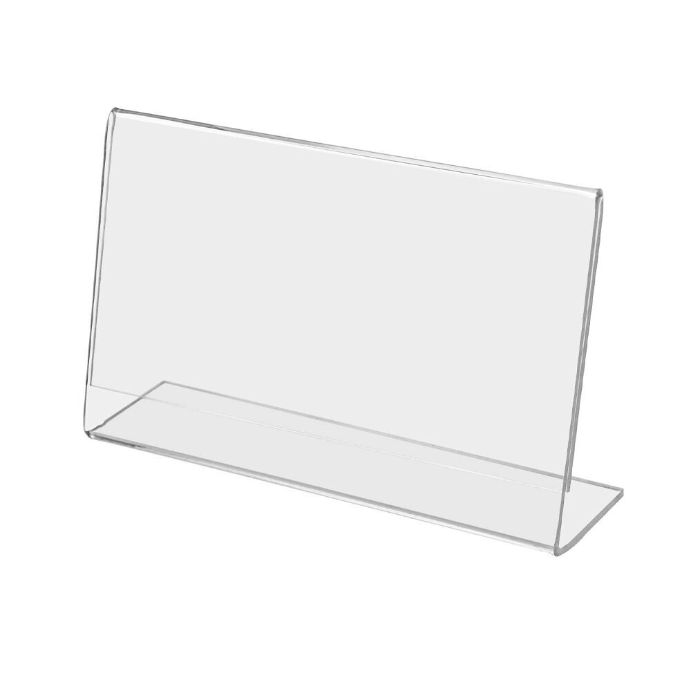 6PK Unigift Inspire Horizontal Standing Picture Photo Frame A4 21x29.7cm Clear