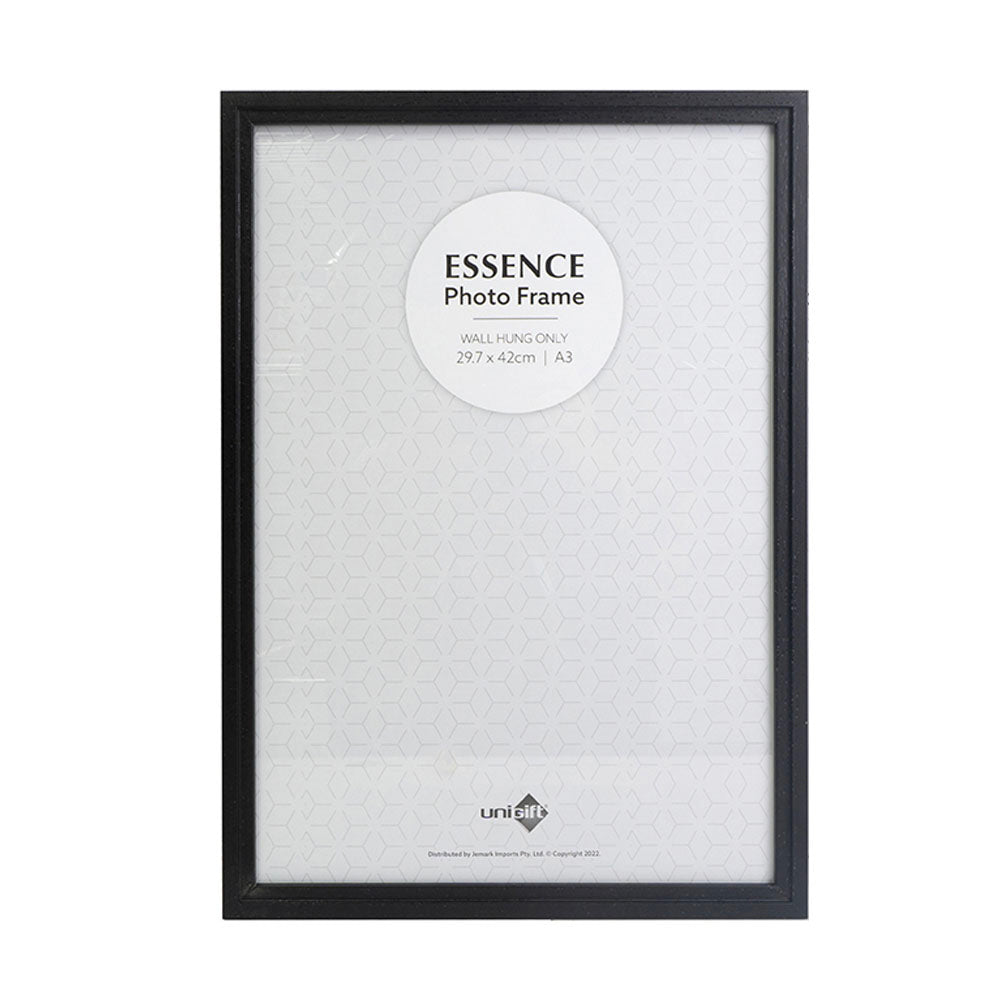 4PK Unigift Essence 30x42cm MDF/Glass A3 Picture Frame - Assorted