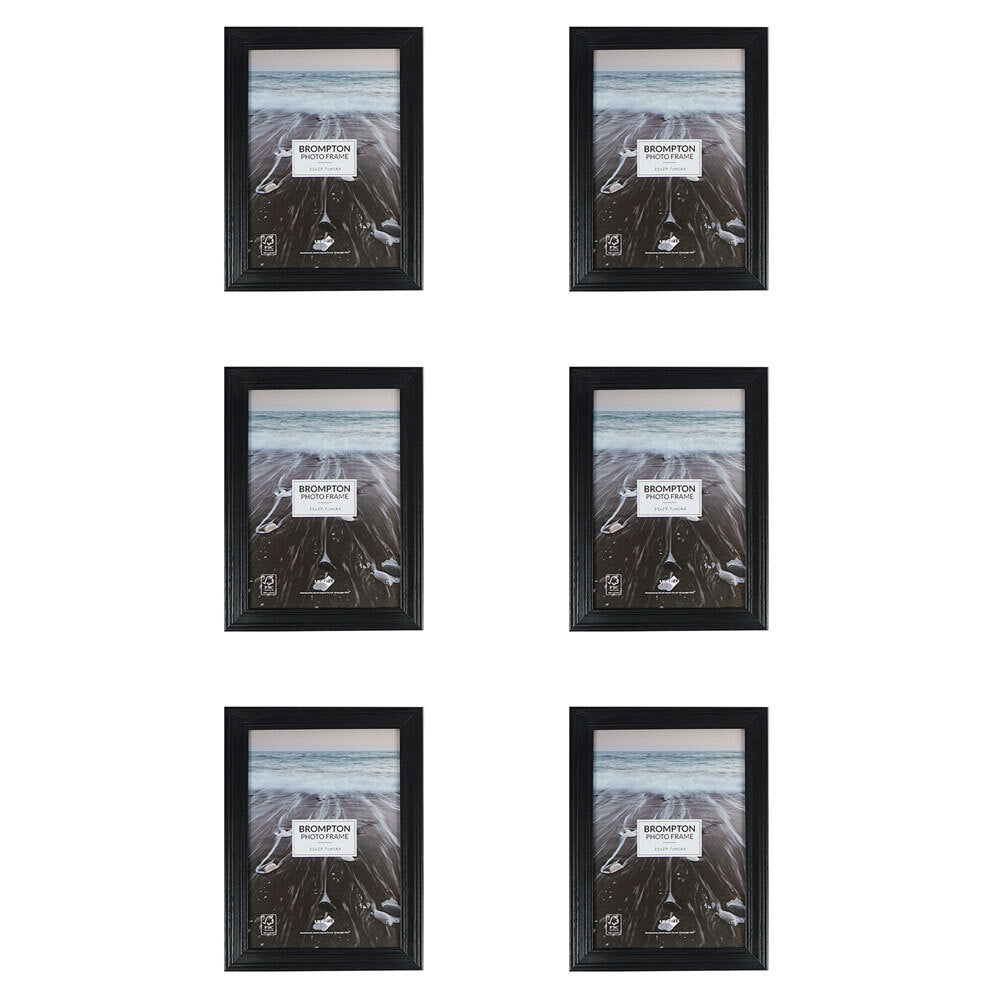 6PK Unigift Brompton Home Photo/Picture Frame A4 Assorted