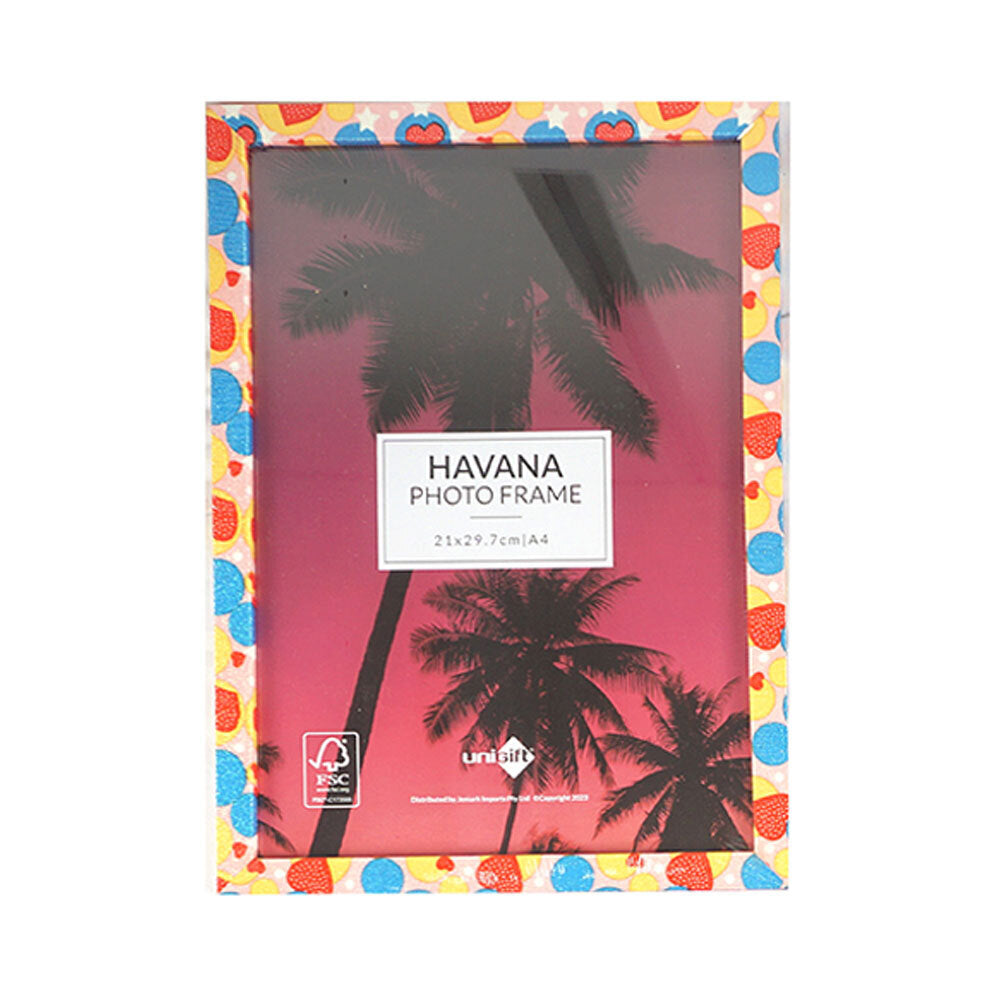 6PK Unigift Havana Home Photo/Picture Frame A4 Assorted