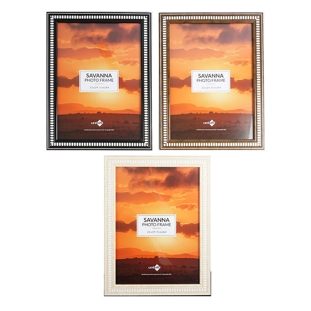 6PK Unigift Savanna Home Photo/Picture Frame 20x25cm Assorted