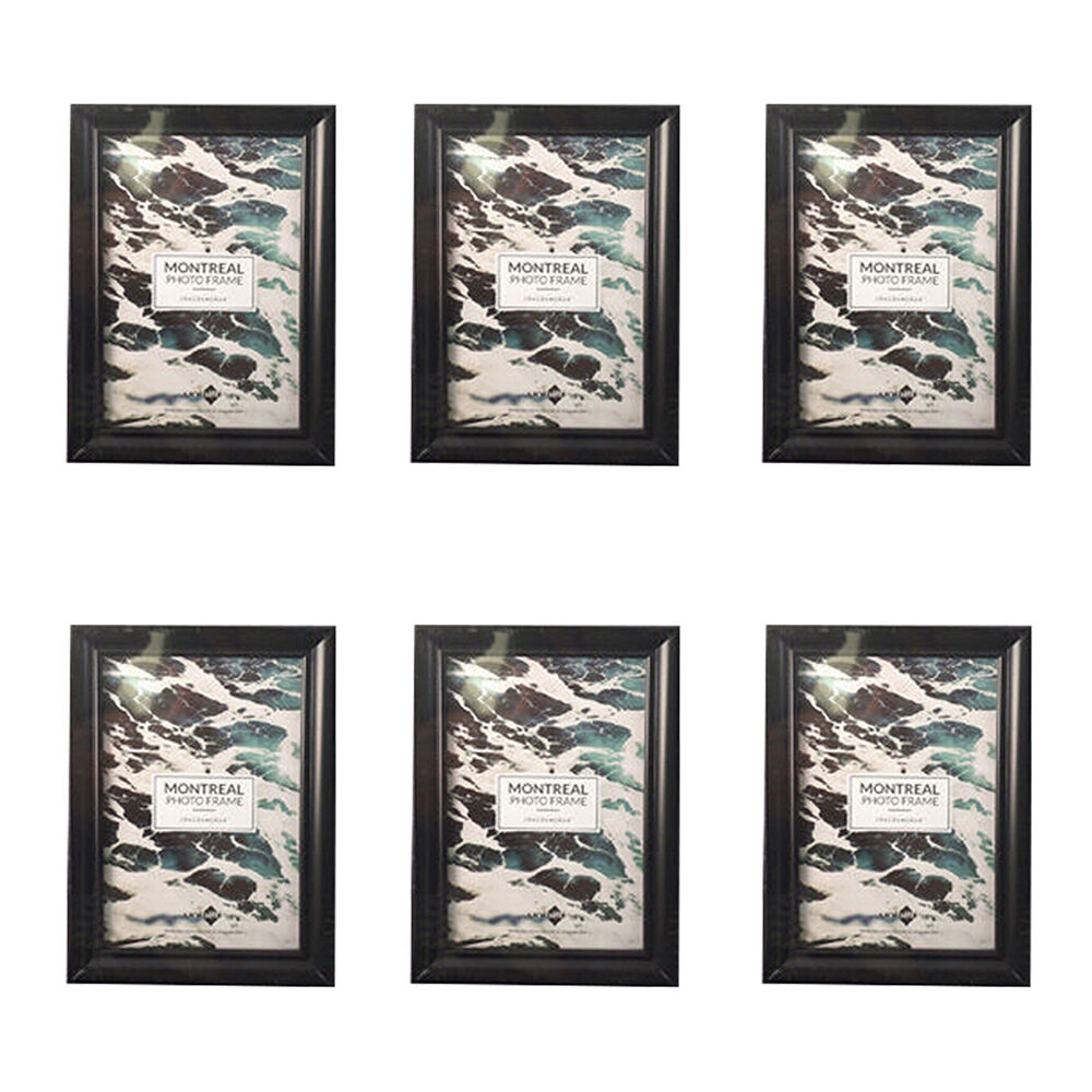 6PK Unigift Certificate Montreal Glass Picture Photo Frame A4 Assorted