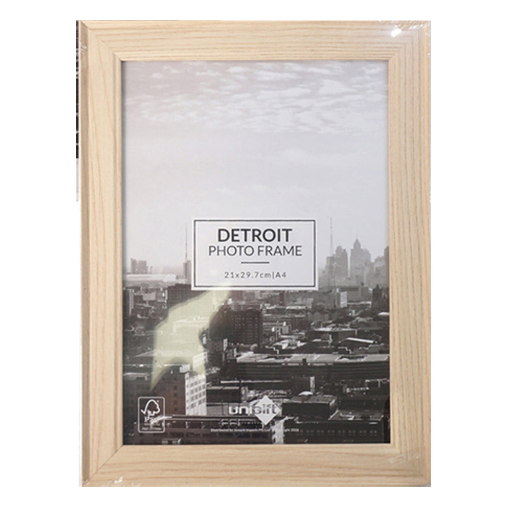 4PK Unigift A4 Detroit Photo Picture Frame Home Decor Assorted
