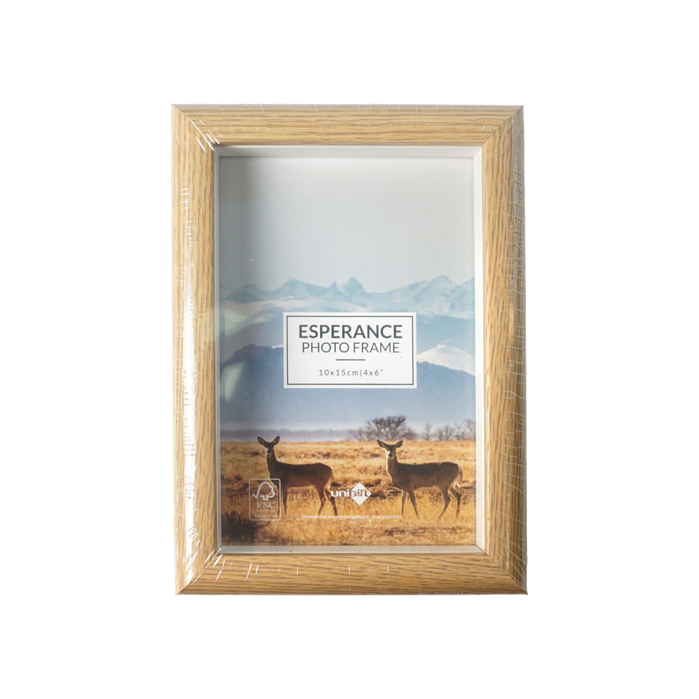 6PK Unigift Esperance Photo Picture Frame Home Decor 10x15cm Assorted