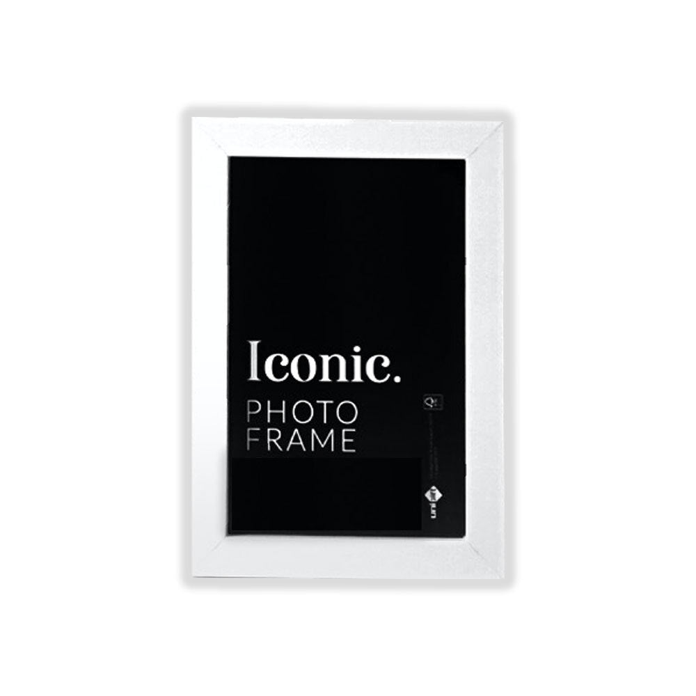 12PK Unigift 13x18cm Iconic MDF Glass Photo Frame - White