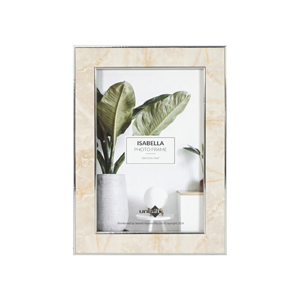 6PK Unigift Isabella Photo Frame Picture Holder 10x15cm - Brown