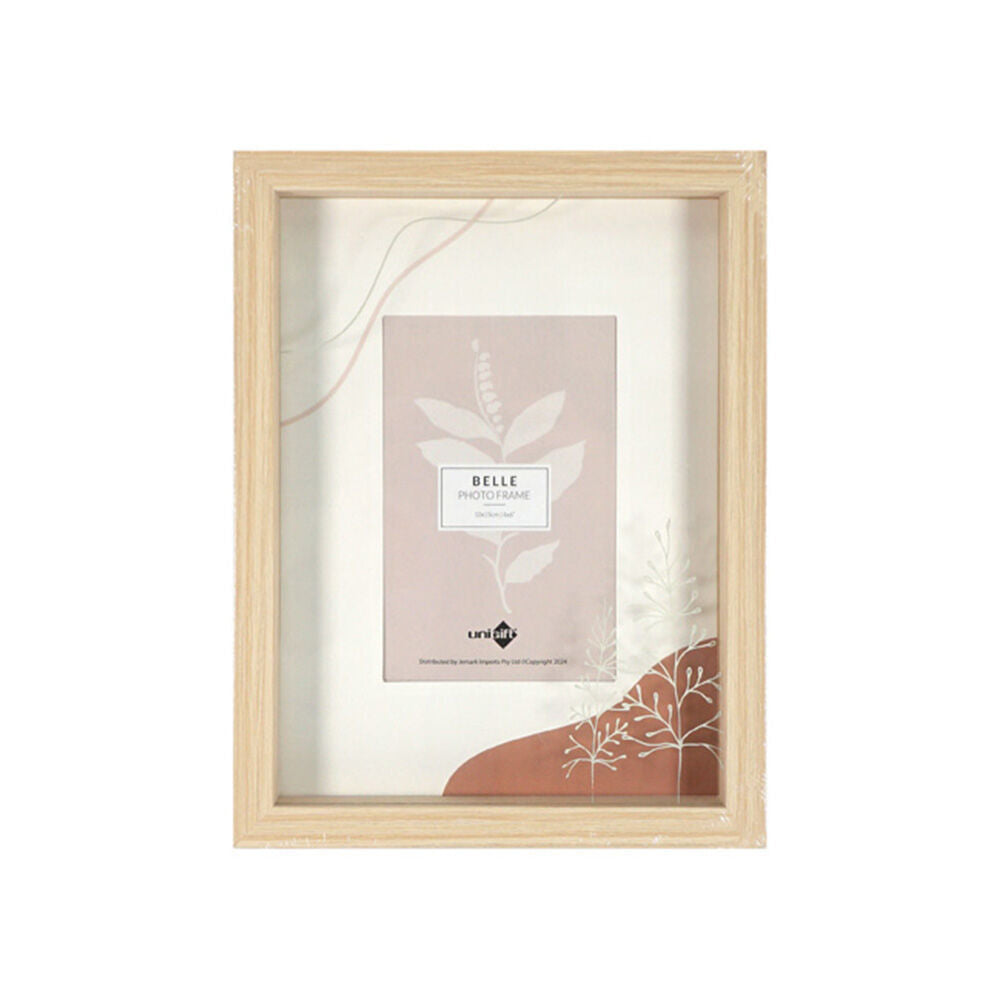 8PK Unigift Belle Frame For 10x15cm/18x24cm Photo - Natural